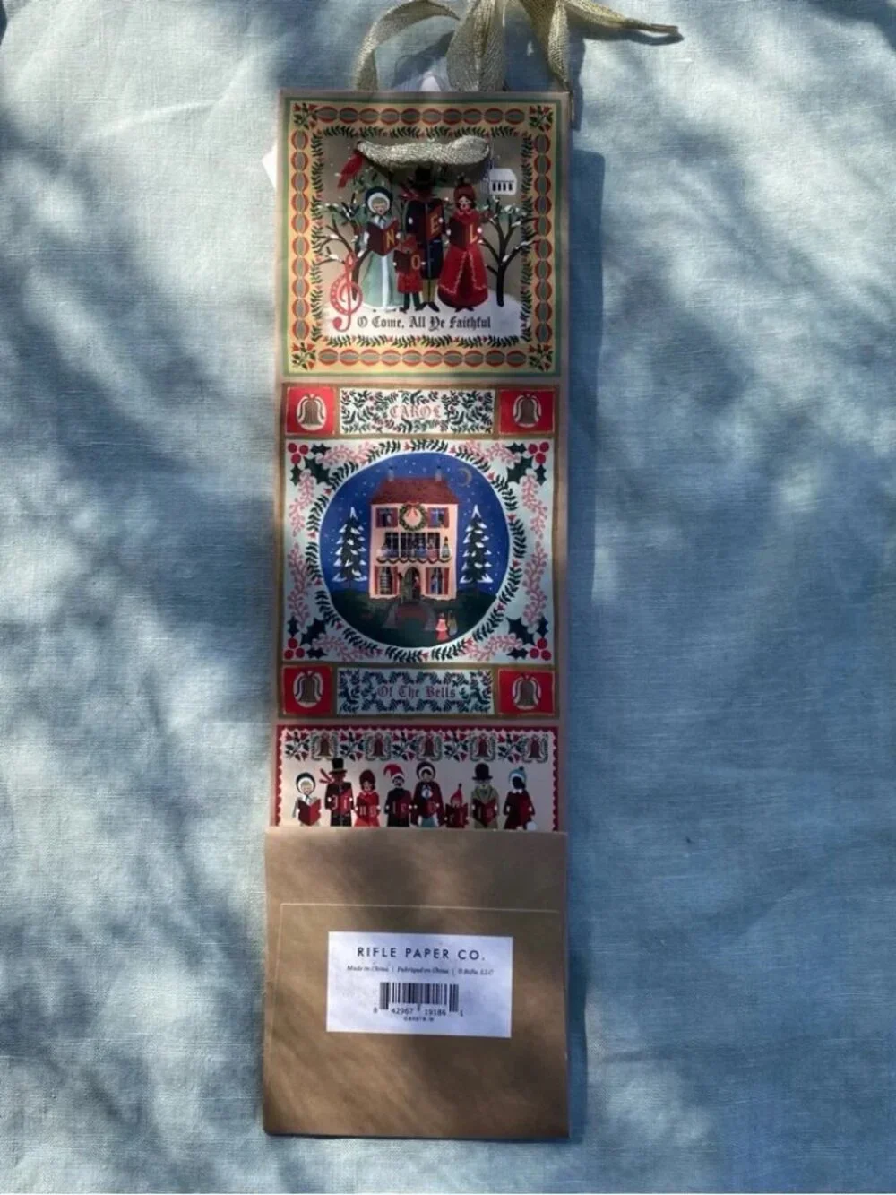 NWT Rifle Paper Company gift stickers Christmas cards tissue paper gift bag lot